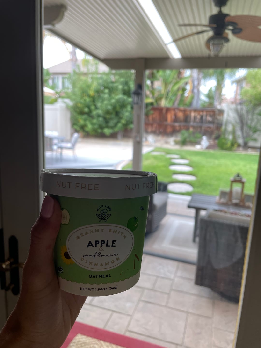 Customer photo review of Apple Cinnamon Oatmeal