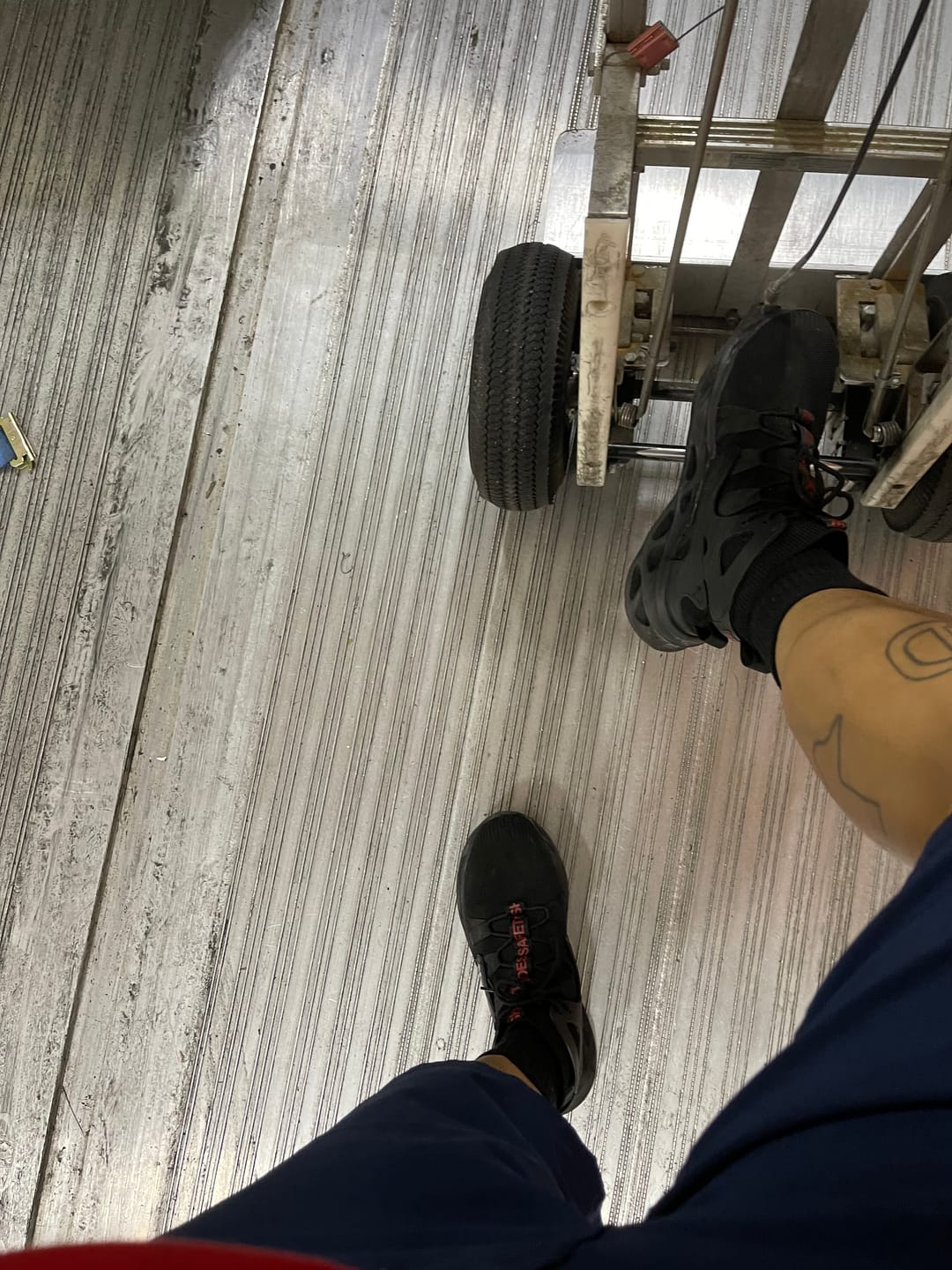 Customer photo review of Maven Comfortable Steel Toe Safety Shoes