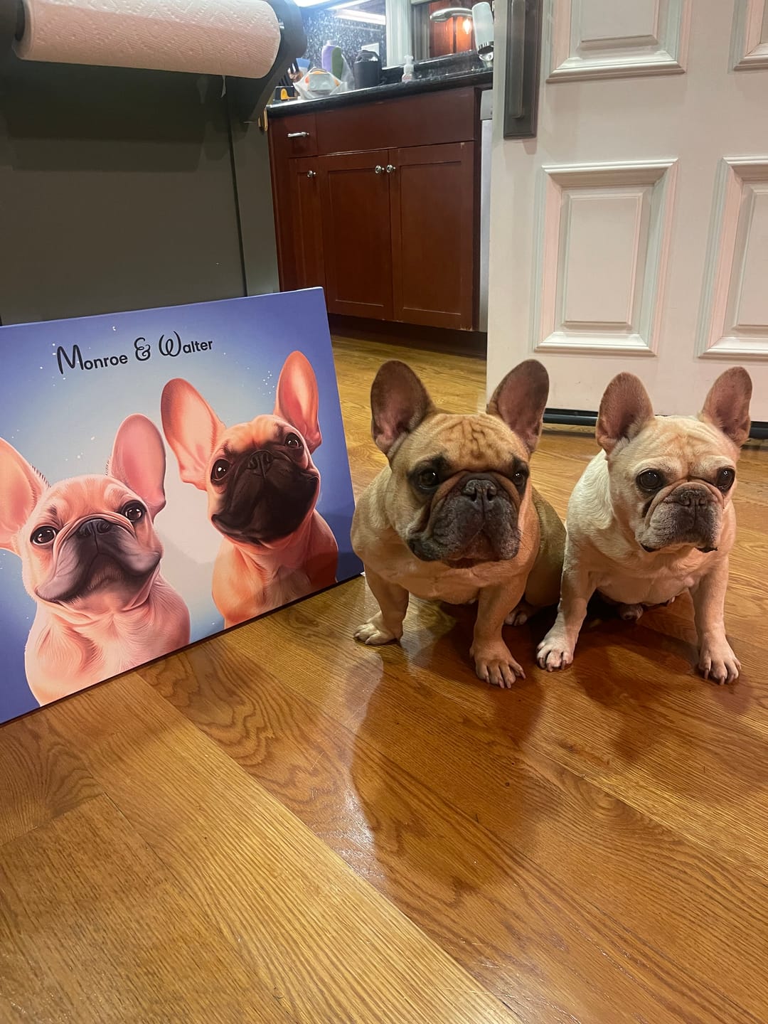 Customer photo review of Custom Pet Portrait