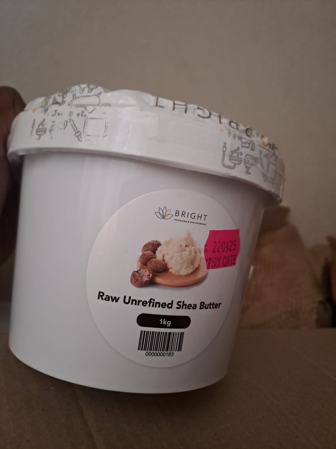 Customer photo review of Raw Unrefined Shea Butter