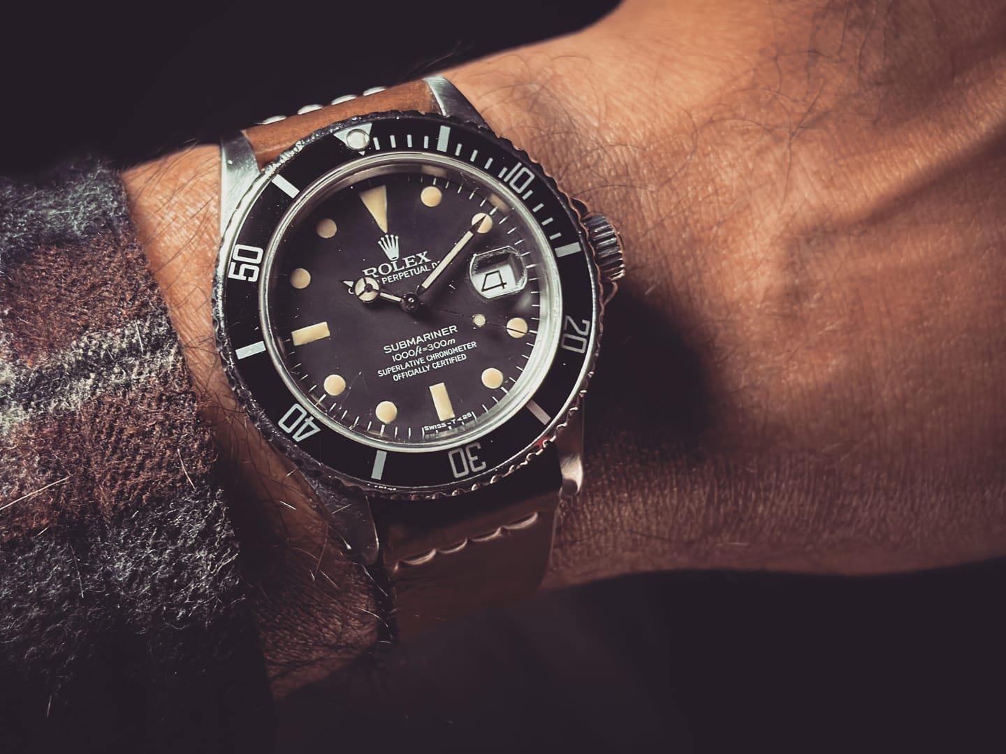 Customer photo review of Unlined Bourbon Shell Cordovan