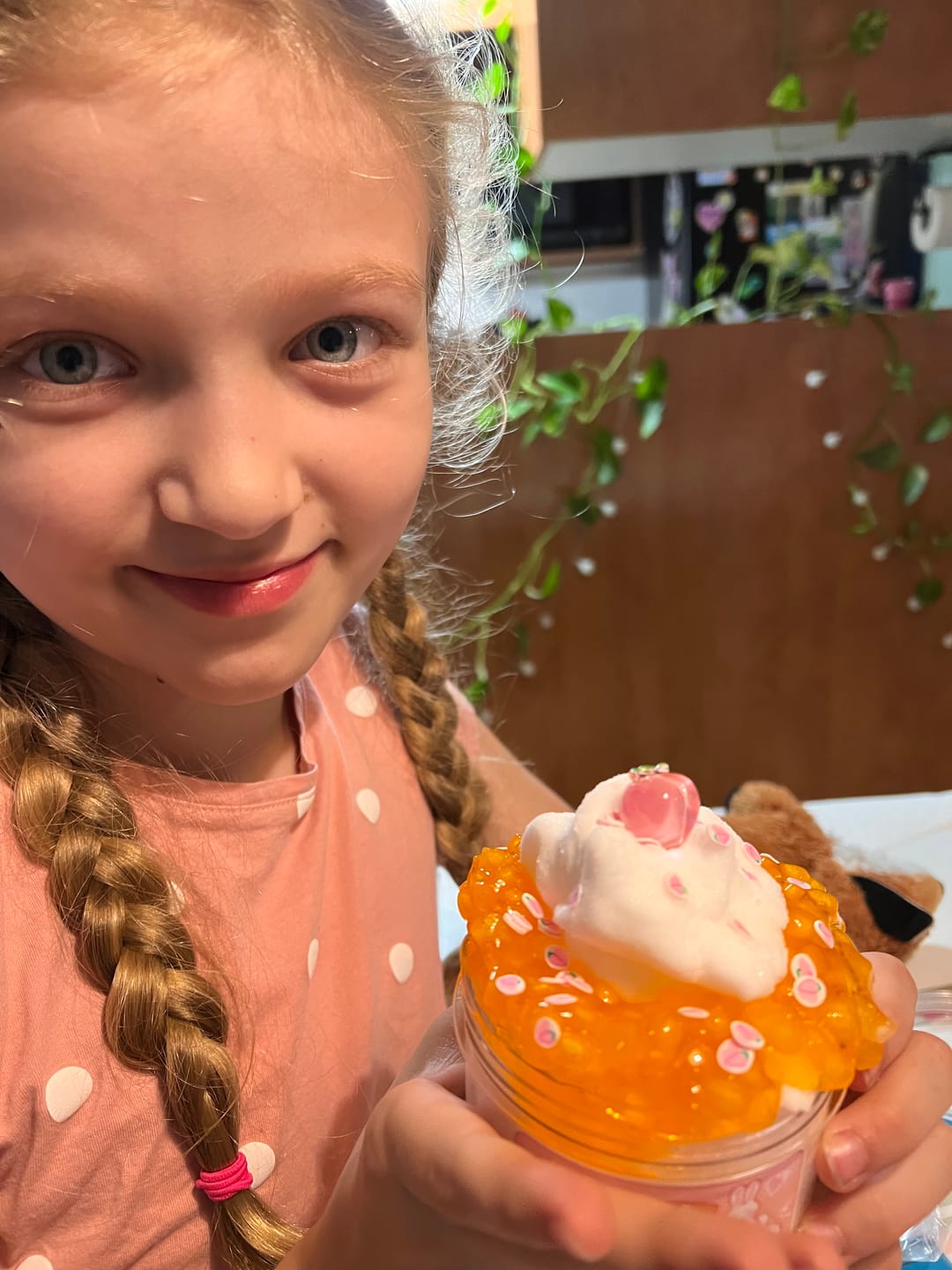 Customer photo review of Peach Yogurt