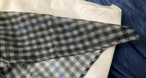 Customer photo review of Gladstone Tartan Plaid Sarong