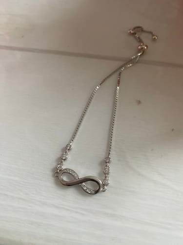 Customer photo review of Bracelet en argent sterling Amour éternel
