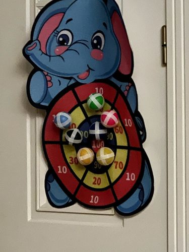 Customer photo review of Kletshuts™ Cartoon Dart Brætspil