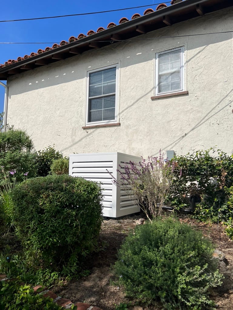 Customer photo review of Central AC Cover - White