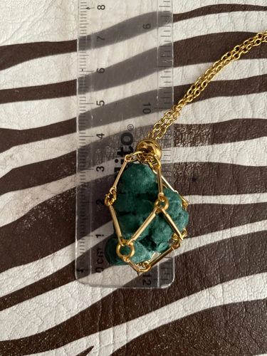 Customer photo review of Jewelance™ - Justerbar Halskæde Med Krystalstenholder