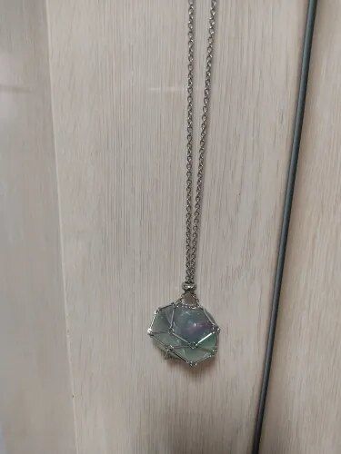 Customer photo review of Jewelance™ - Justerbar Halskæde Med Krystalstenholder