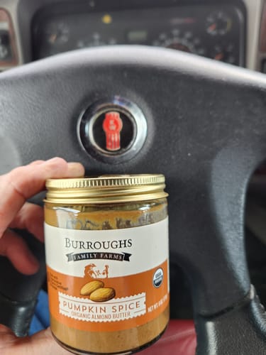 Customer photo review of Organic Pumpkin Spice Almond Butter made with ROC Almonds