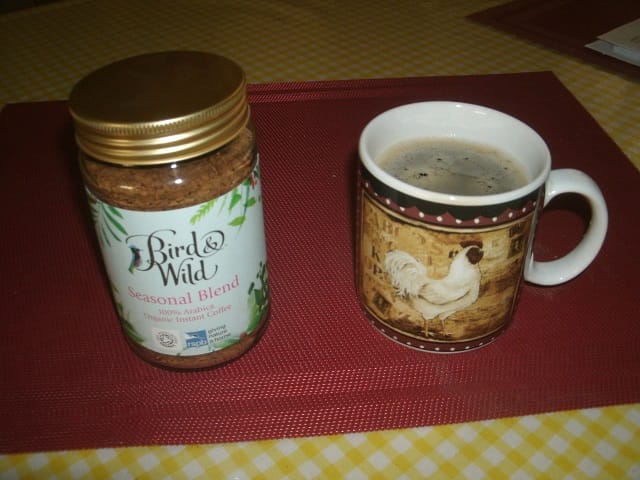 Customer photo review of Organic Instant Coffee, 100% Arabica, 100g Jar (50 Servings)