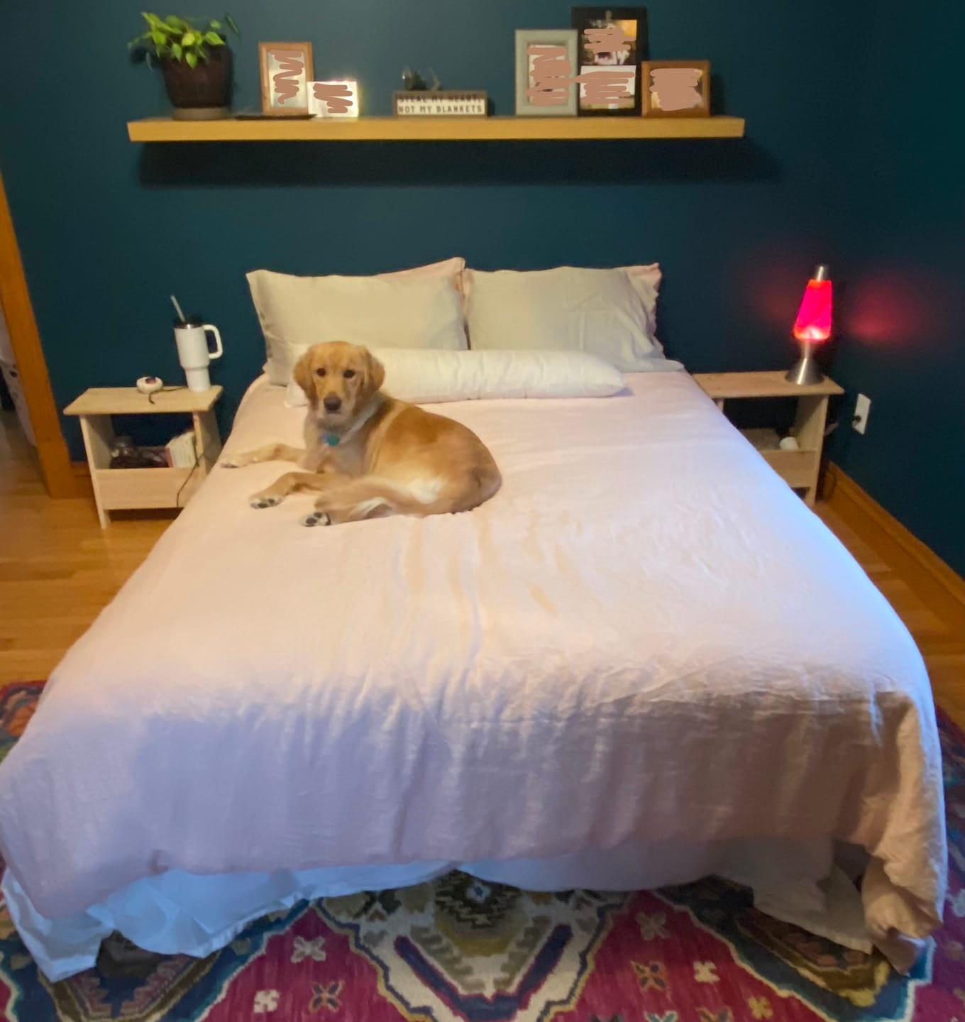 Customer photo review of Wool Comforter, Queen