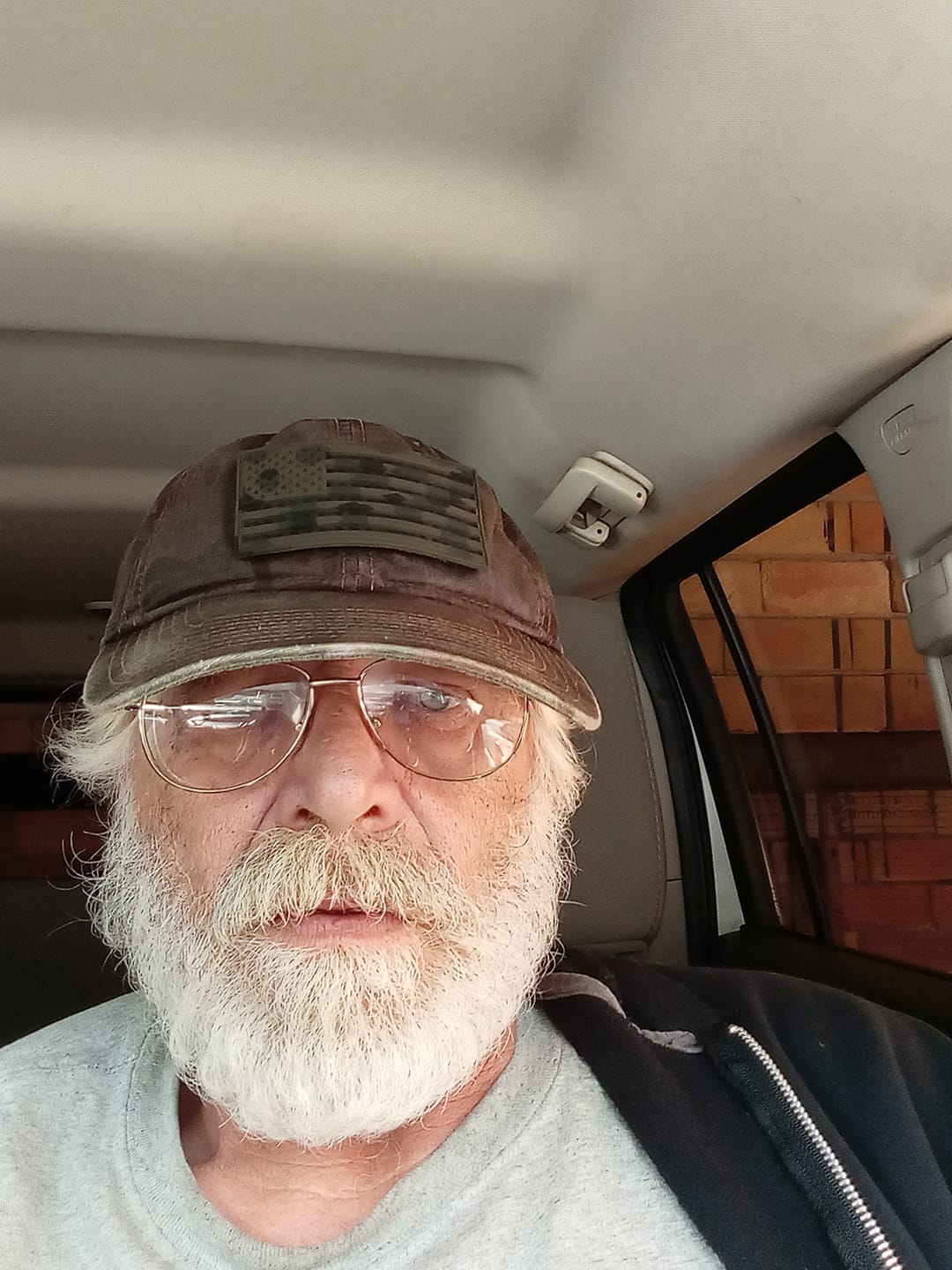 Customer photo review of Blended Camo American Flags