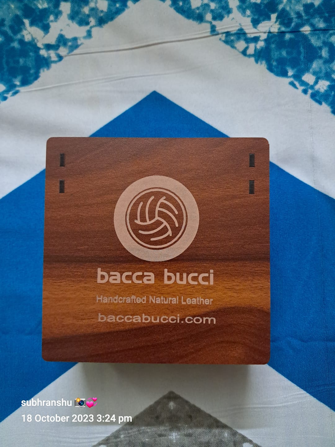 Customer photo review of Bacca Bucci Genuine Leather Classic Dress belt