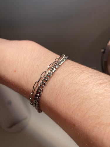 Customer photo review of Miami Bracelet - Silver