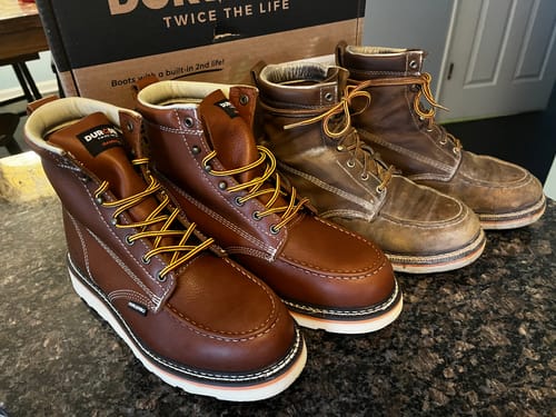 Customer photo review of 6 Inch Moc Toe Boot