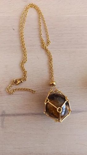 Customer photo review of Jewelance™ - Justerbar Halskæde Med Krystalstenholder