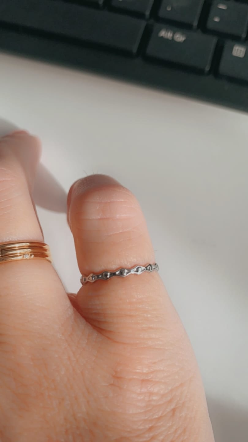 Customer photo review of Eye Ring | 18K vergoldet