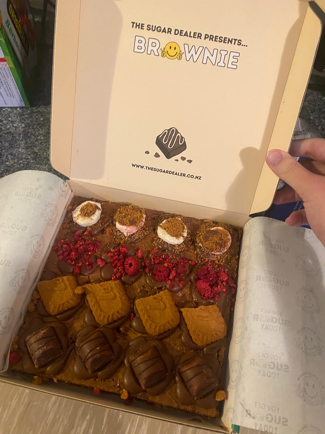 Customer photo review of Favourites brownie