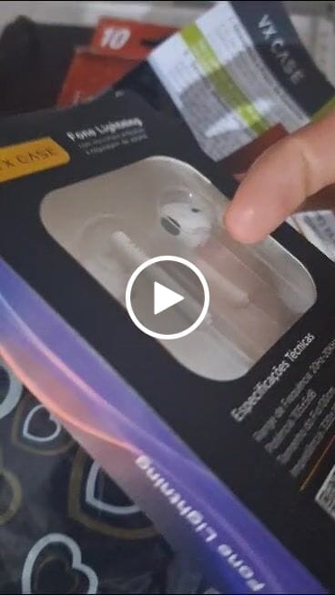Customer video review of Fones de Ouvido Lightning VX Case - Branco