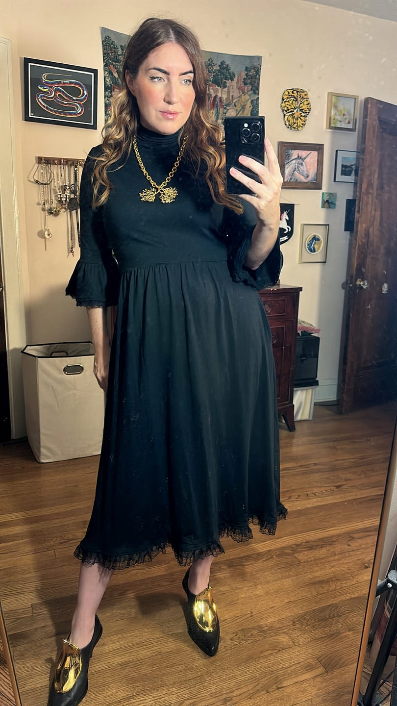 Customer photo review of Kiki Dress in Black