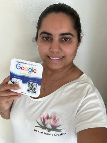Customer photo review of Google Reviews - Plate