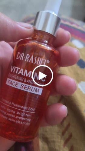 Customer video review of Dr Rashel Vitamin C Brightening & Anti Aging Face Serum - 50ml
