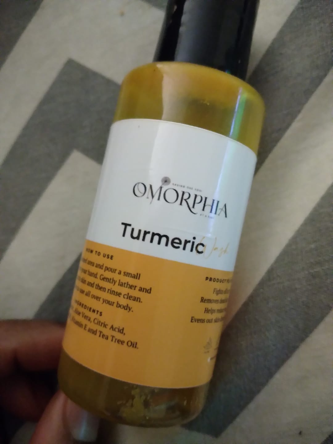 Customer photo review of Mini Turmeric Wash