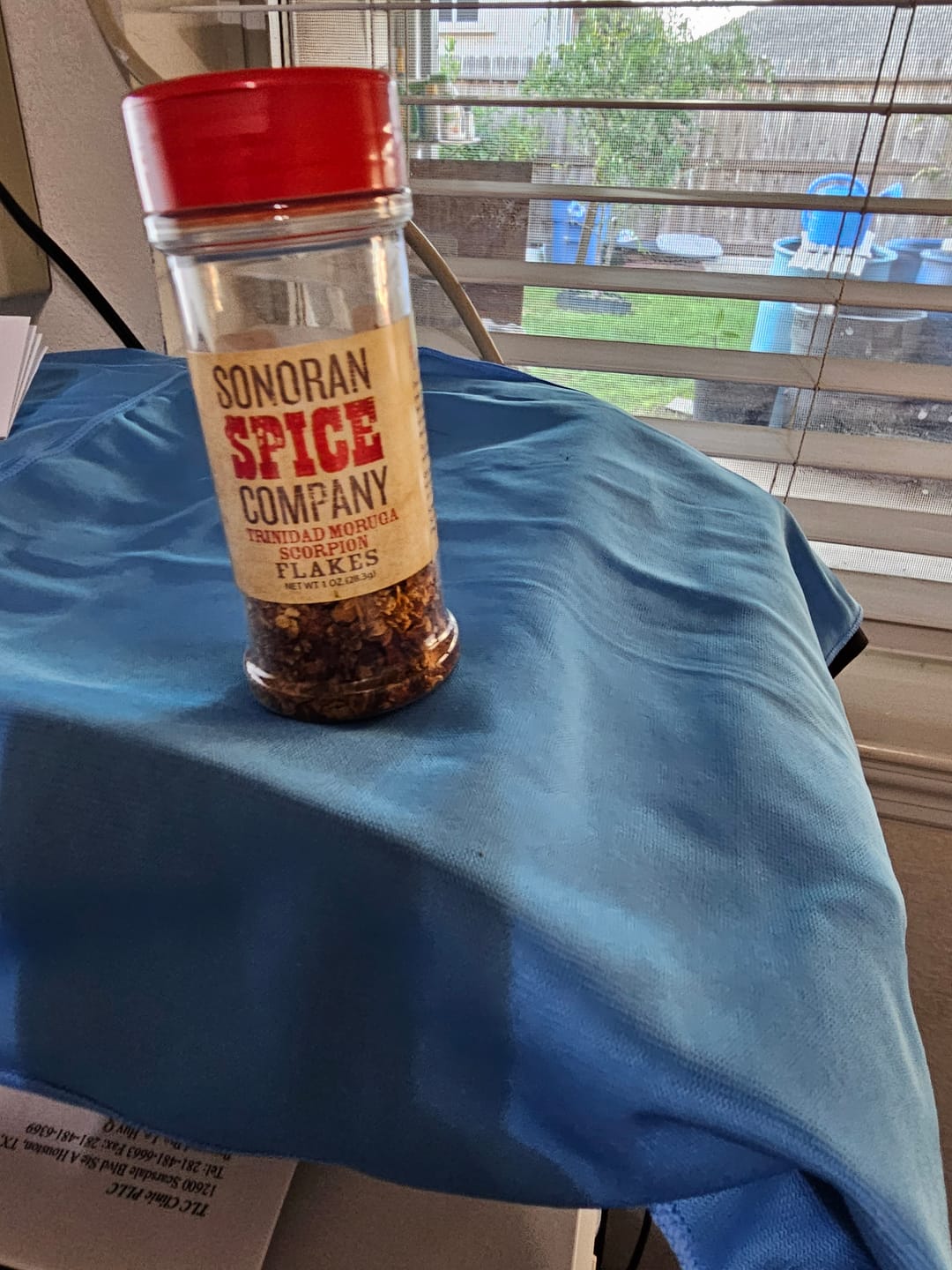 Customer photo review of Trinidad Scorpion Pepper Flakes
