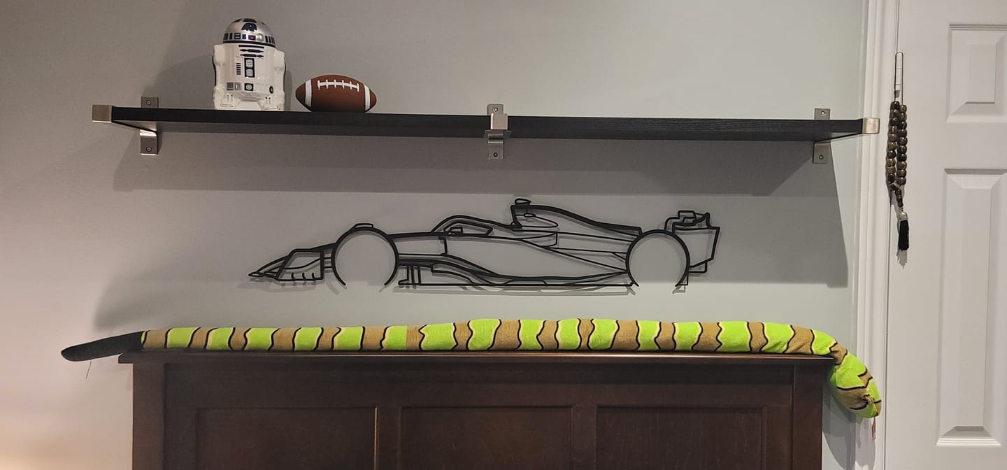 Customer photo review of Formula 1 2022 All Teams Silhouette Metal Wall Art