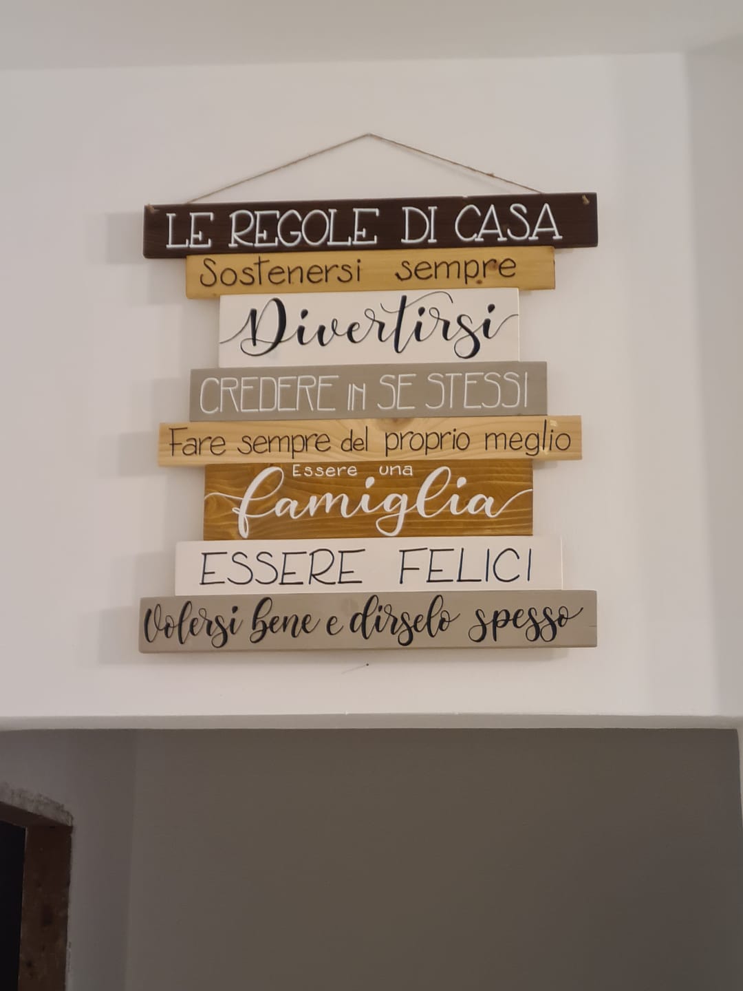 Customer photo review of Regole di Casa - Noce Tortora