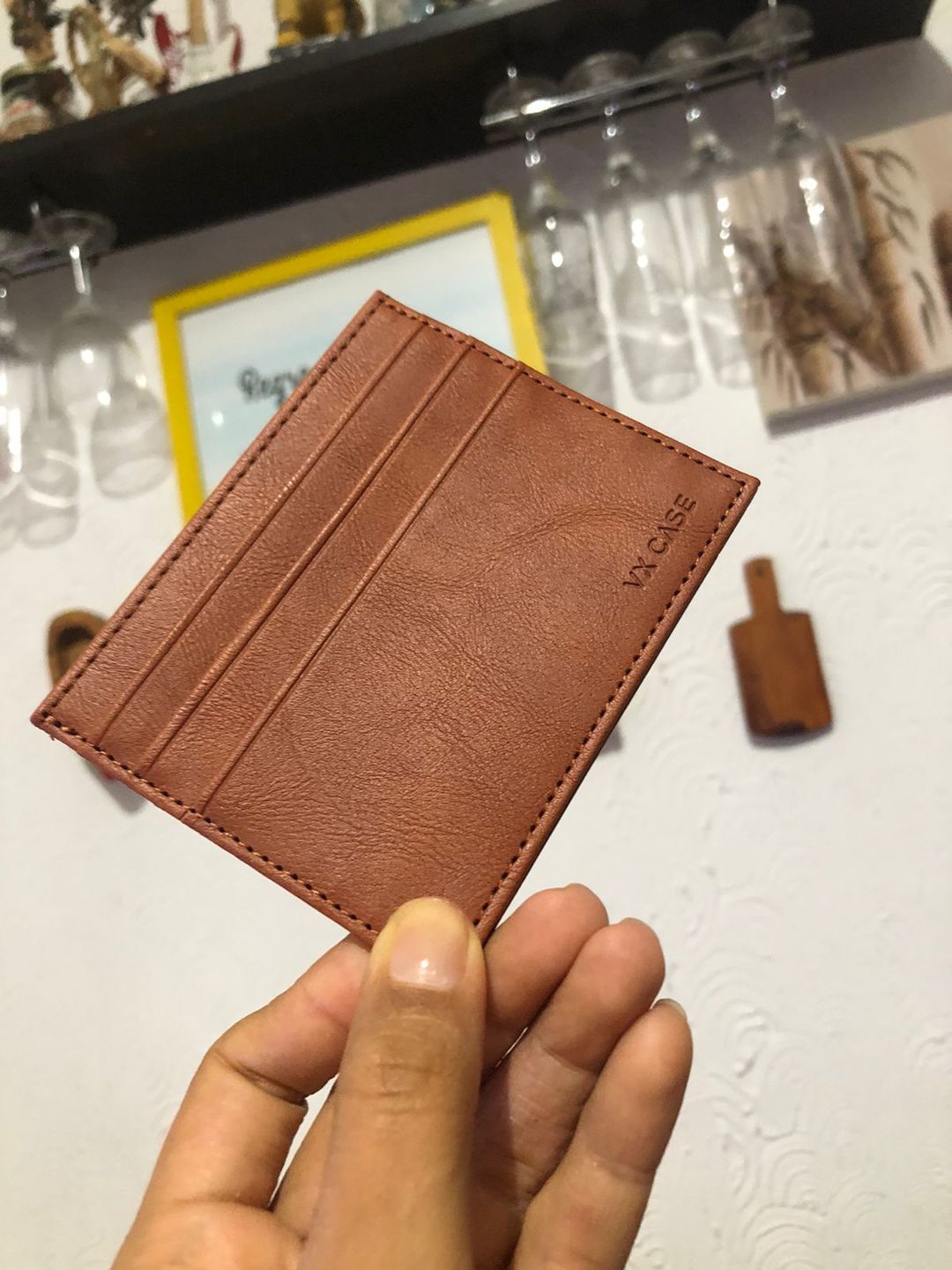 Customer photo review of Porta Cartão VX Case