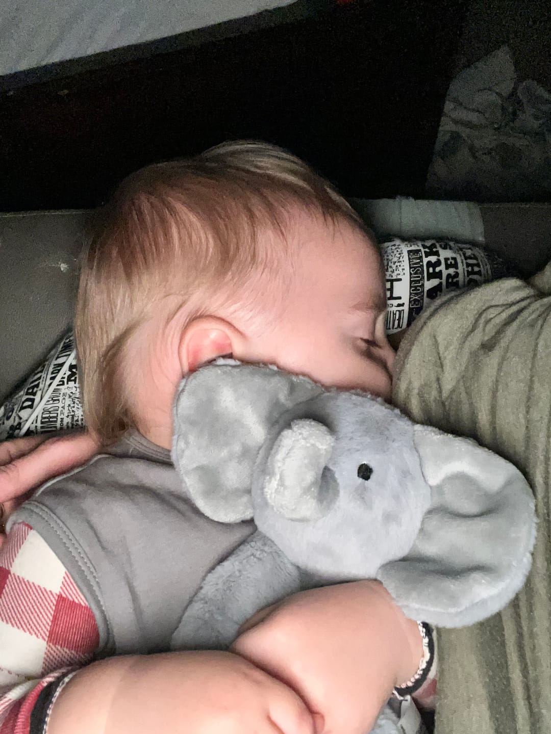 Customer photo review of Bella Tunno x Taking Cara Babies Lovey Elephant