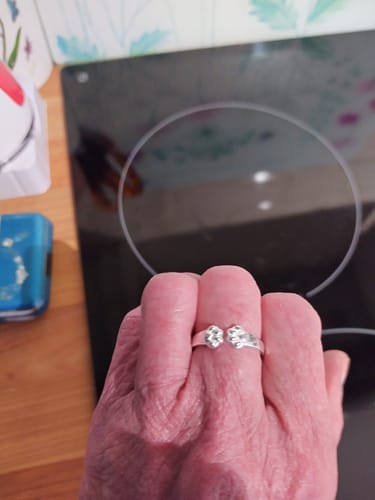 Customer photo review of Paw Hug Ring