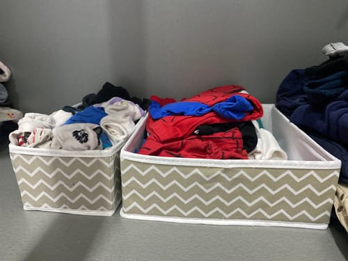 Customer photo review of Qoolish Pack of 6 White Drawer Organiser Set: Tidy-Up Your Space!