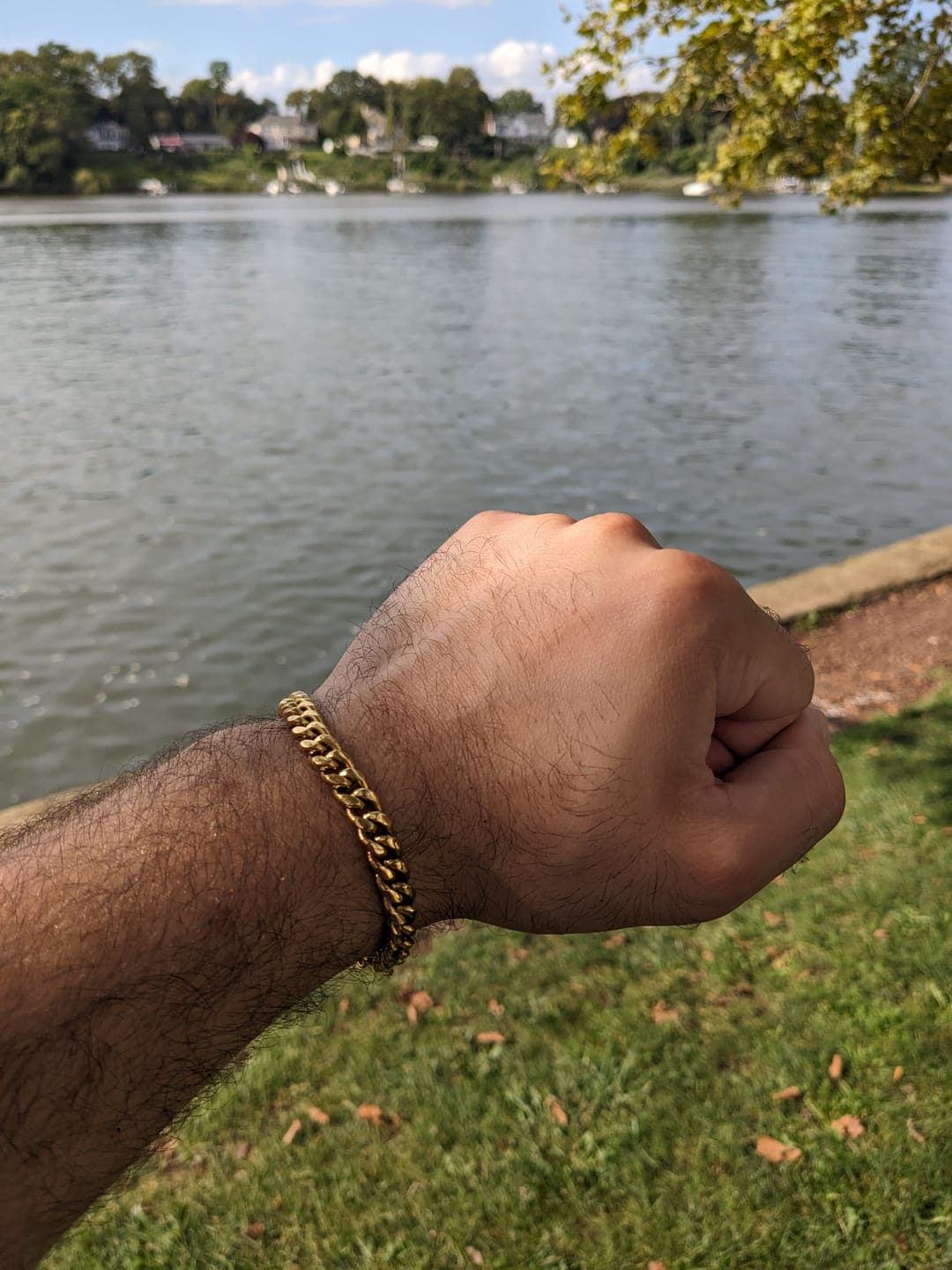 Customer photo review of Promise Classic Cuban Bracelet