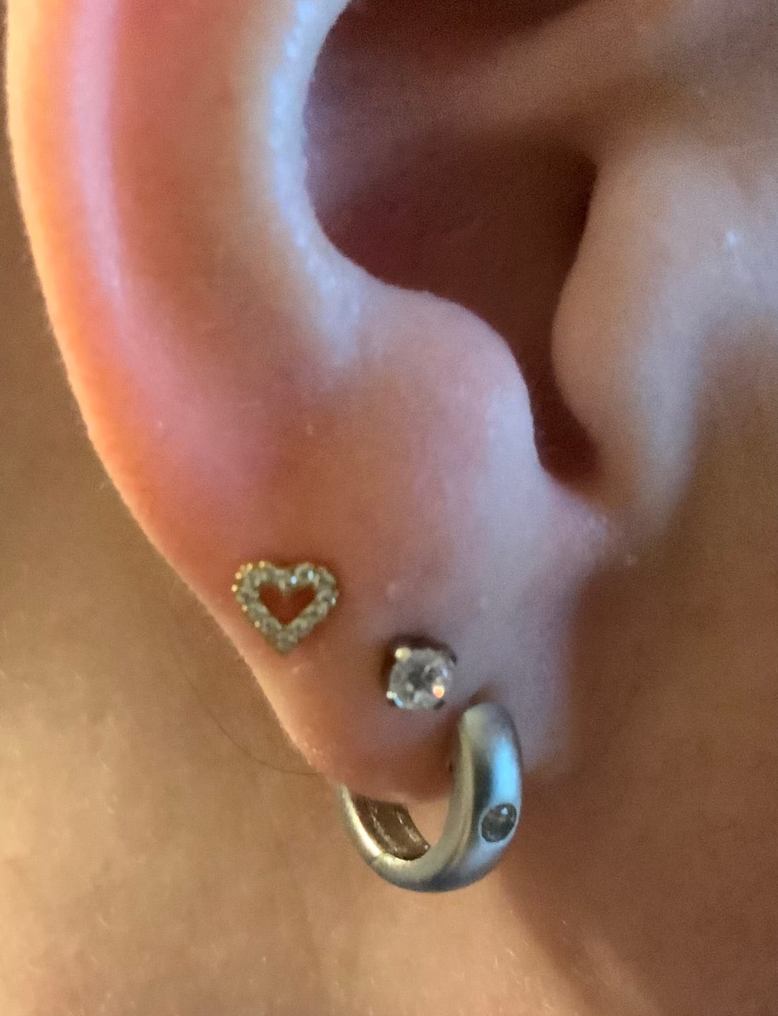 Customer photo review of Heart Piercing | Titan