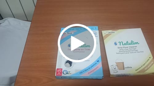 Customer video review of Eco-Tiras de Detergente 40 lavados Natulim