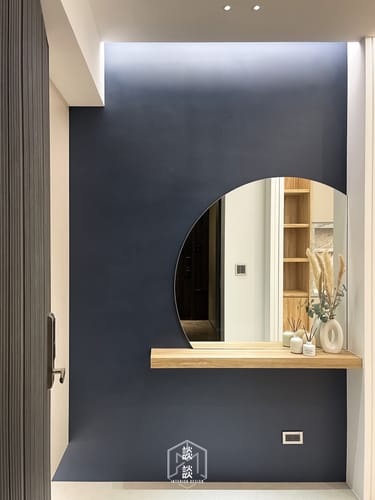 Jack review of 圓弧造型 無框半圓牆壁掛鏡 image 1 out of 1