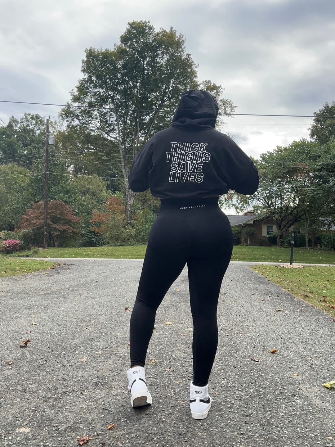 Customer photo review of Jet Black Contour Seamless Leggings