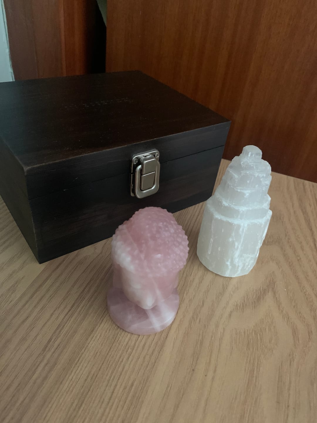 Customer photo review of Rose quartz - Buddha head