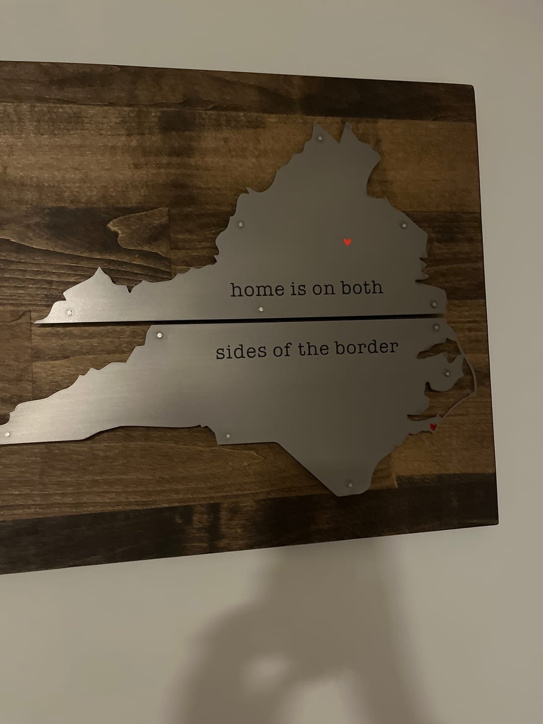 Customer photo review of Virginia/North Carolina Home is on both sides of the border