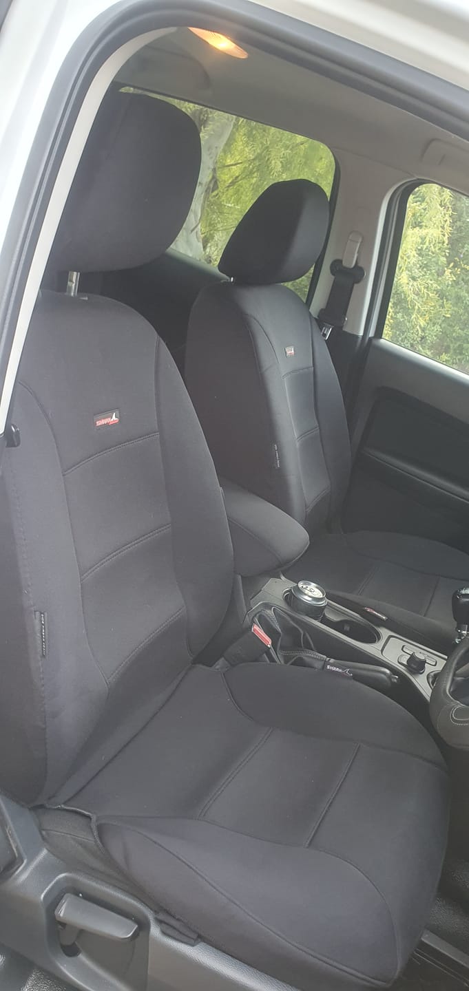 Customer photo review of Sharkskin Seat Covers for Ford Ranger Dual Cab (06/2015-04/2022)