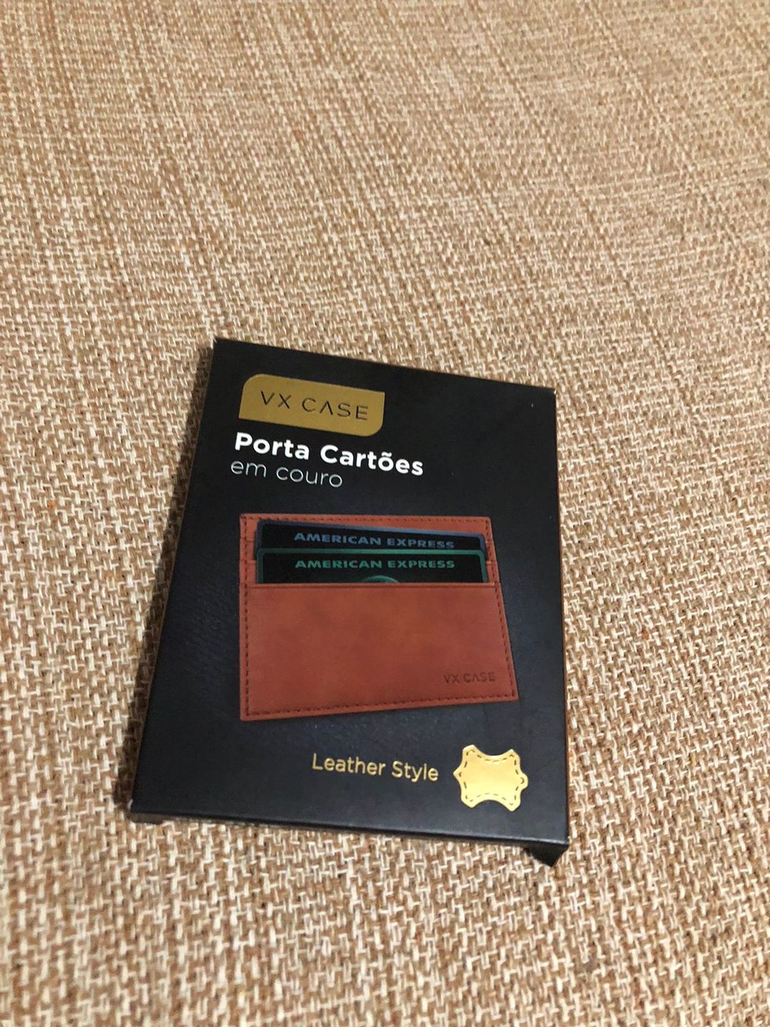 Customer photo review of Porta Cartão VX Case
