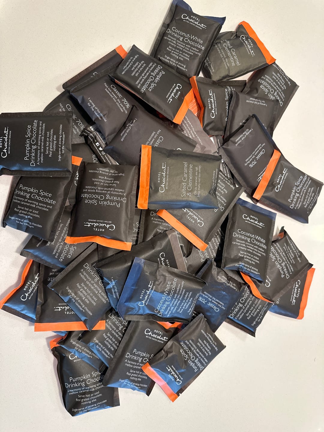 Customer photo review of Pumpkin Spice Hot Chocolate Flakes