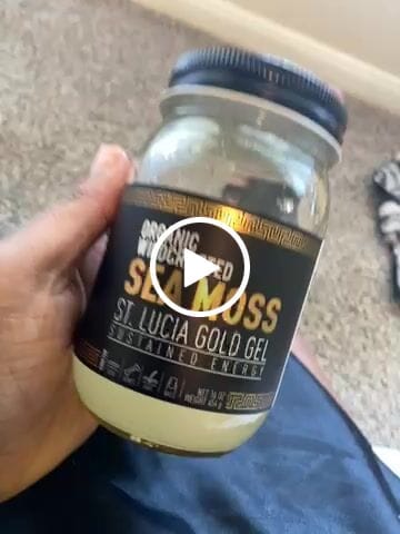 Customer video review of St Lucia Gold Sea Moss Gel