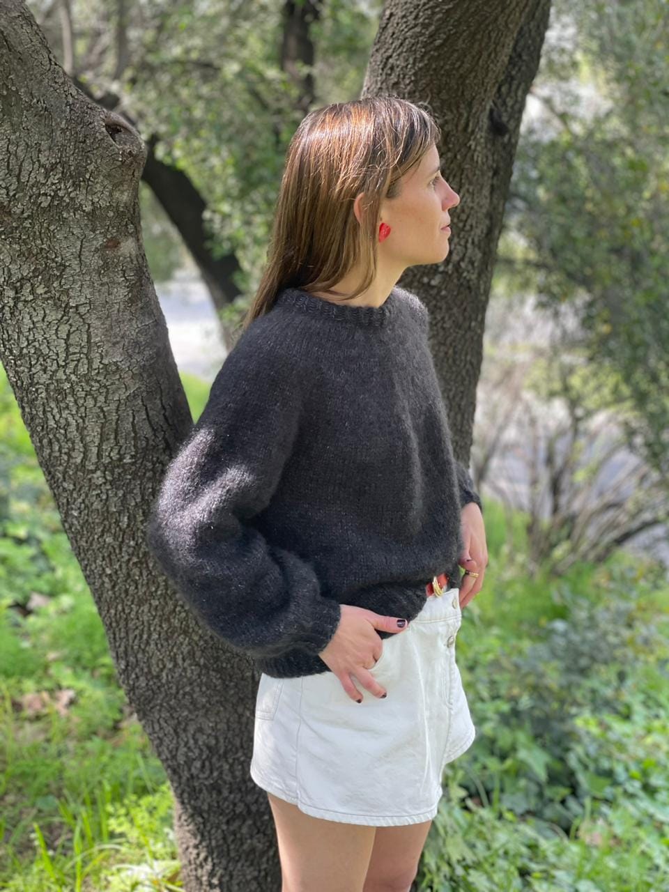 Customer photo review of Silk Mohair  (75% Kid Mohair / 25% Seda)