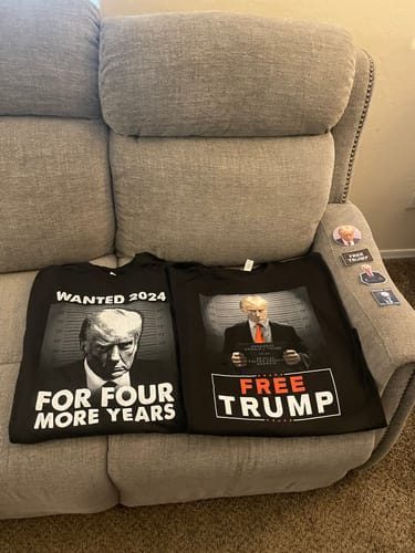 Customer photo review of Trump Sticker Pack