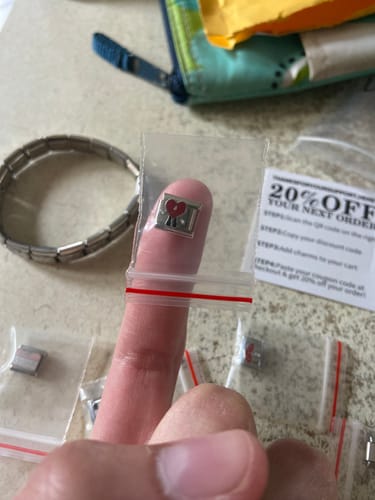 Customer photo review of Original Italian Charm Bracelet