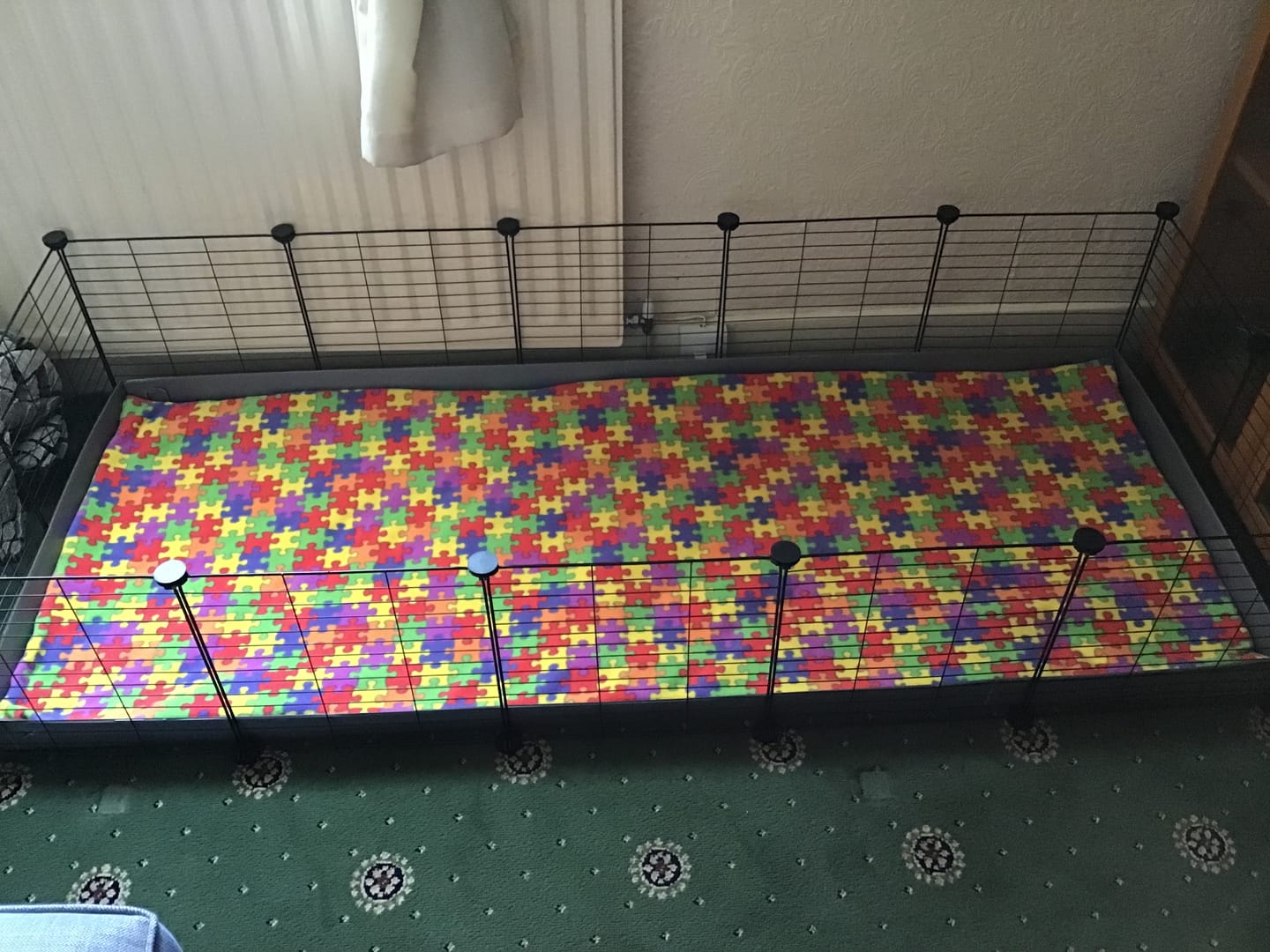 Customer photo review of Jigsaw Anti Pill Polar Fleece Fabric