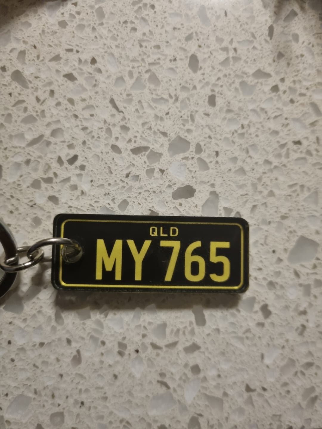 Customer photo review of Custom Design Keychain 🔑